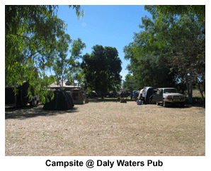 Campsite at Daly Waters Pub